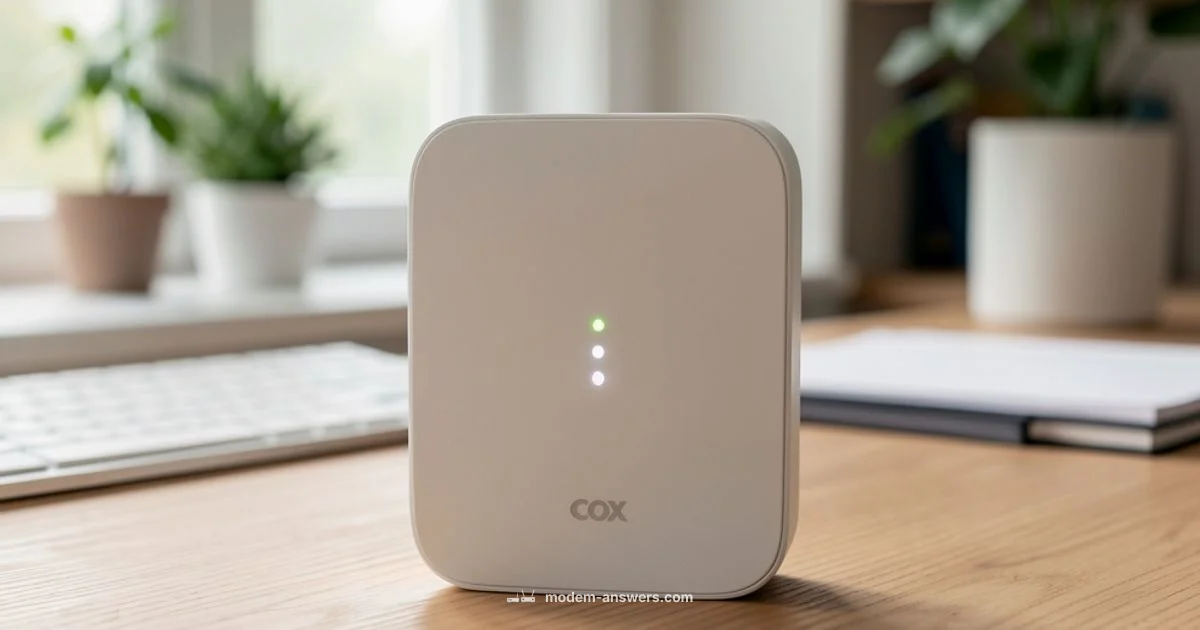 Cox Modem Light - Modem Answers