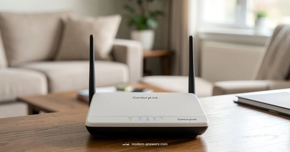 CenturyLink Setup Guide CenturyLink Setup Guide - Modem Answers