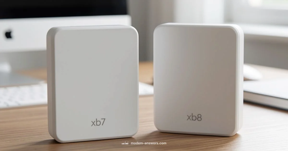 xb7 vs xb8 - Modem Answers