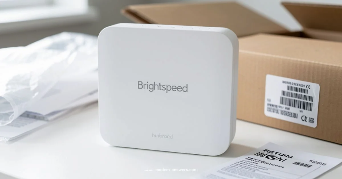 Return Your Brightspeed Modem - Modem Answers