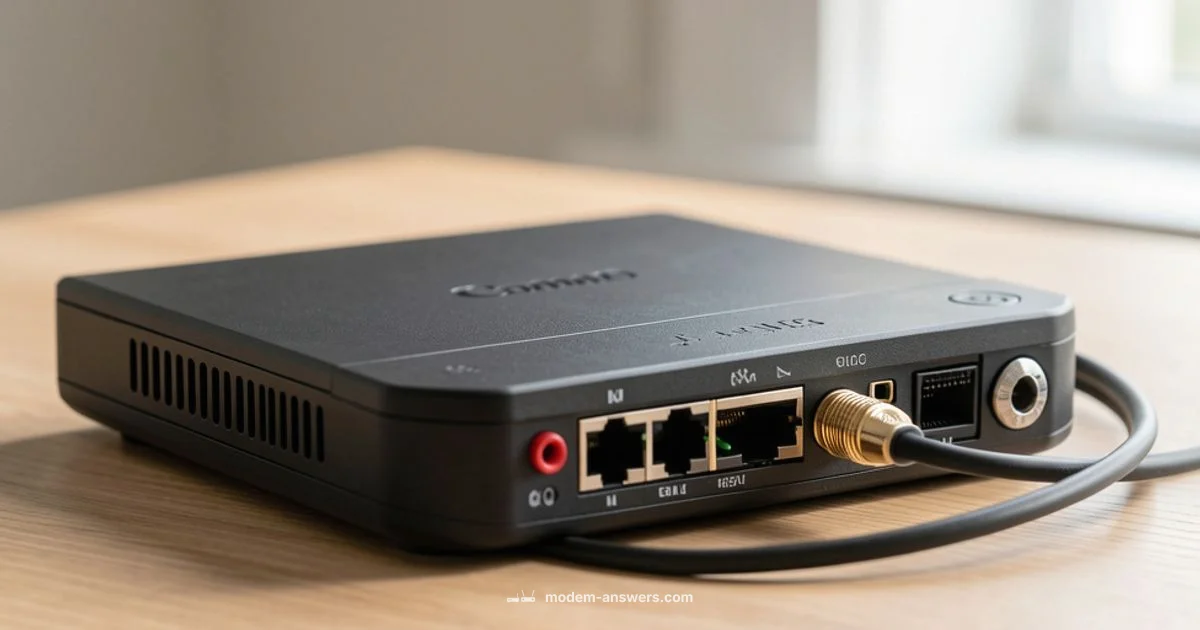 Remove Coax from Modem - Modem Answers