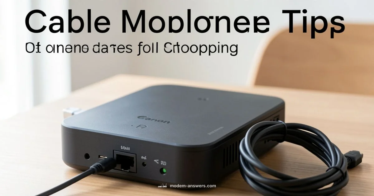 Modem Buy Guide - Modem Answers