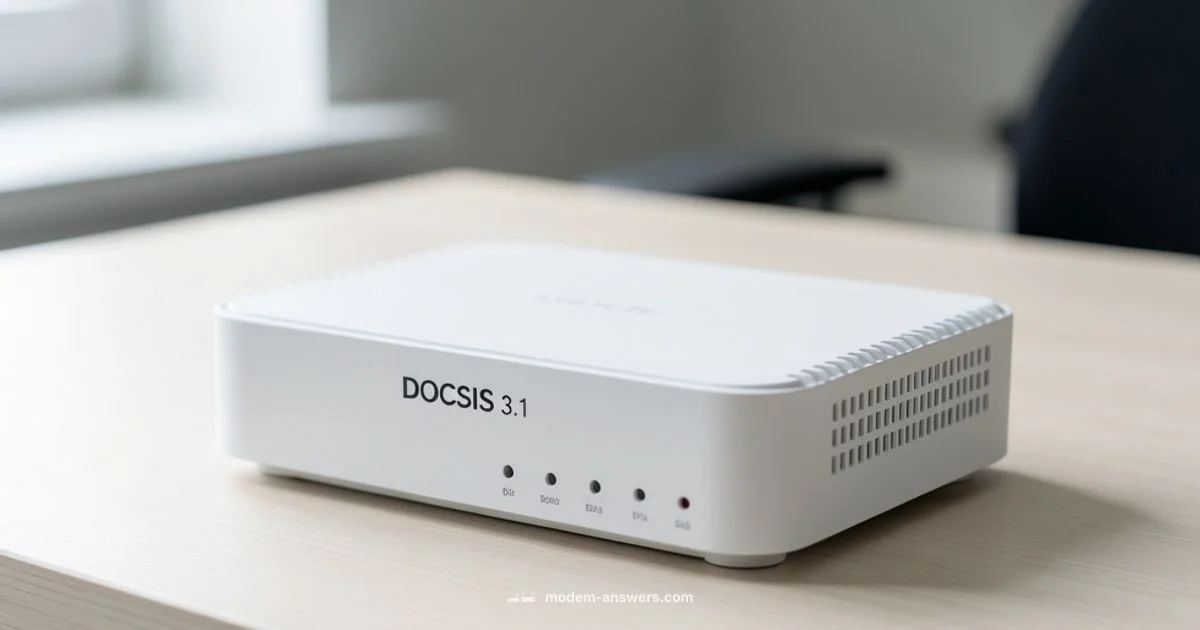 DOCSIS 3.1 Modem - Modem Answers