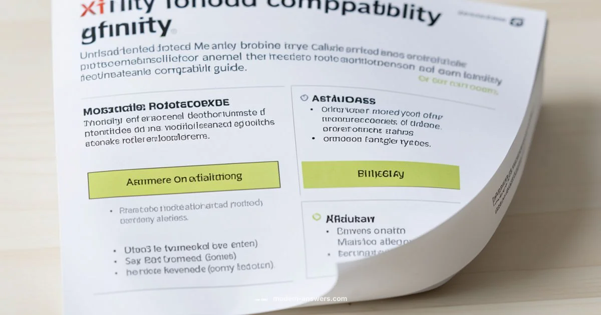 Compatible Modems - Modem Answers
