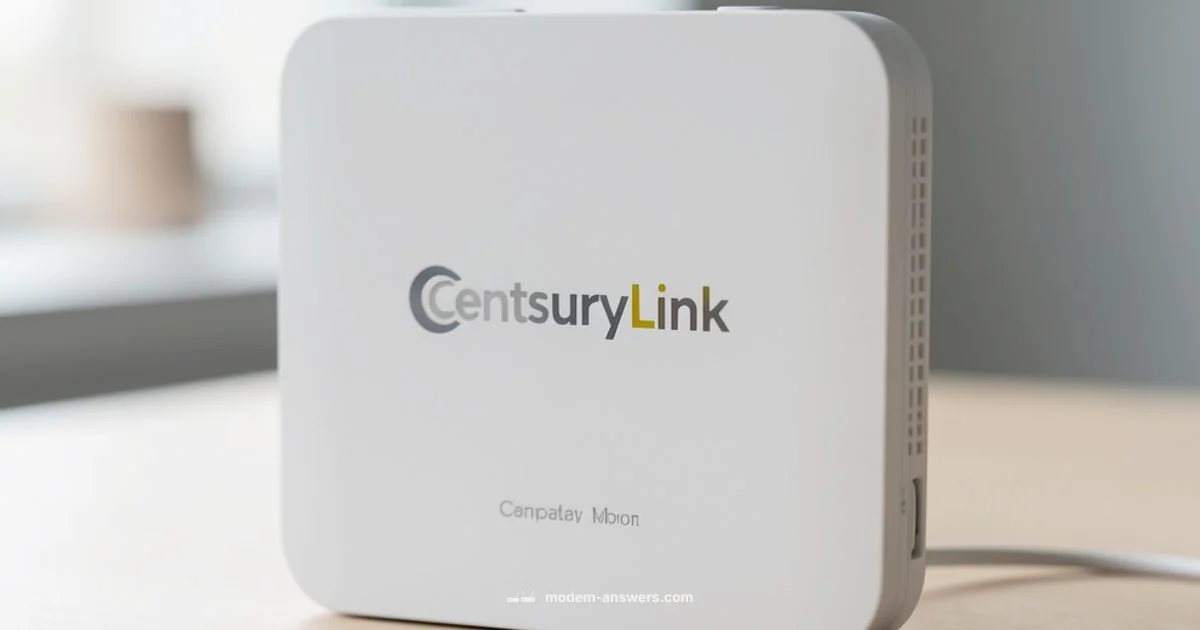CenturyLink Modem Guide - Modem Answers